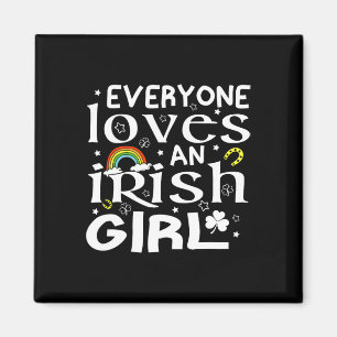 Íman Todos Amam Uma Garota Irlandesa Dia De São Patríci