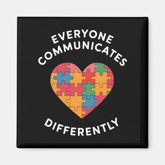 Íman Todos Comunicam de Maneira Diferente Conscientizaç (Frente)