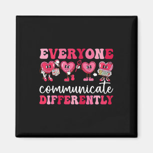 Íman Todos Comunicam Diferentes Autismo Cardíaco Val