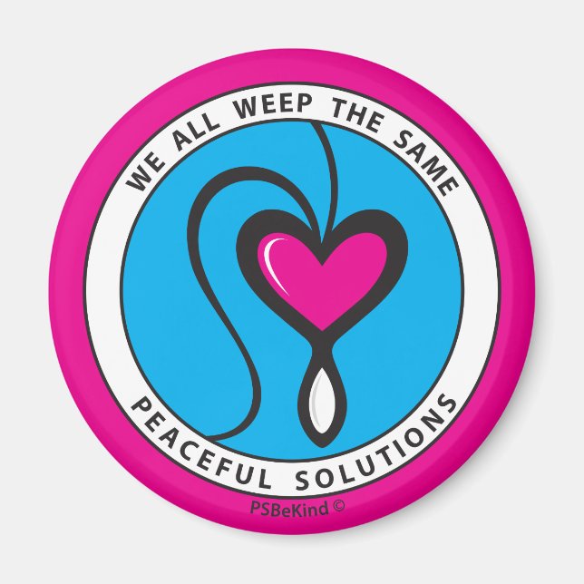 Íman Todos Nós Gritamos O Mesmo Magnet 1_Round De 2,25" (Frente)