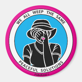 Íman Todos Nós Gritamos O Mesmo Magnet De 1 Rosa_3"