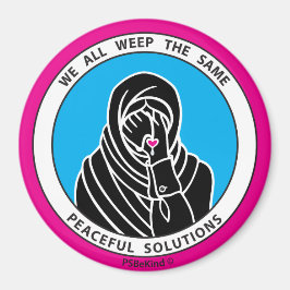 Íman Todos Nós Gritamos O Mesmo Magnet De 3 Pink_3"