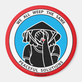 Íman Todos Nós Gritamos O Mesmo Magnet De 4 Red_3"