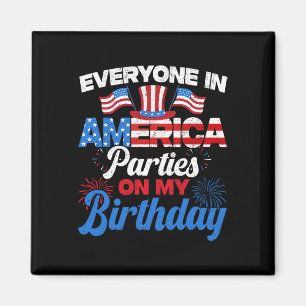 Íman Todos Nos Partidos Americanos No Meu Aniversário,