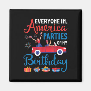 Íman Todos Nos Partidos Americanos No Meu Aniversário, 