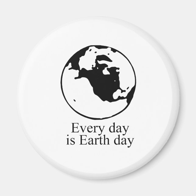 Íman Todos os dias é o dia da Terra (Frente)