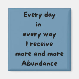 Íman Todos os dias eu recebo mais ímã quadrado