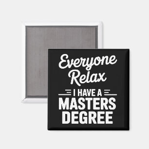 Íman Todos Relaxem Eu Tenho Um Mestrado 