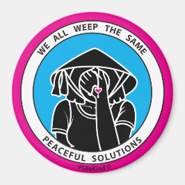 Íman Todos Usamos O Mesmo Magnet De 4 Pink_3"