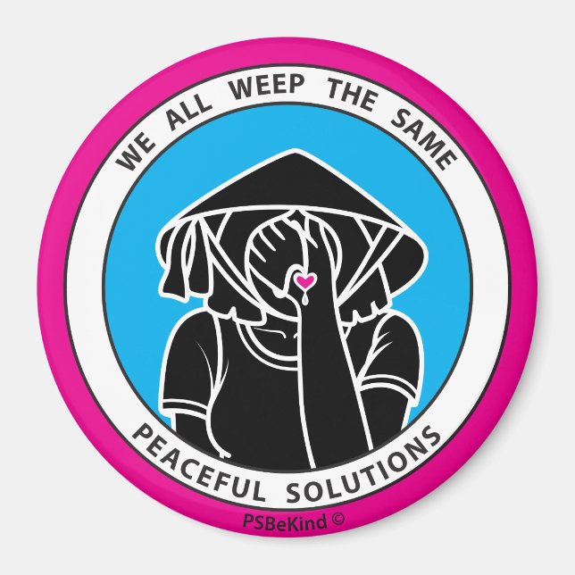 Íman Todos Usamos O Mesmo Magnet De 4 Pink_3" (Frente)
