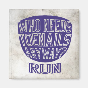 Íman Toenails dos corredores