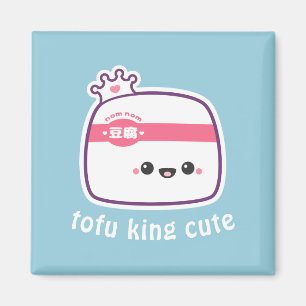 Íman Tofu engraçado bonito super