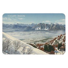 Íman Togari Onsen 戸狩温泉 Nagano 長野 - ímã de geladeira