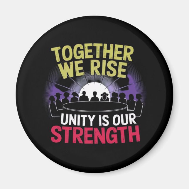 Íman Together We Rise Inspirational Design (Frente)