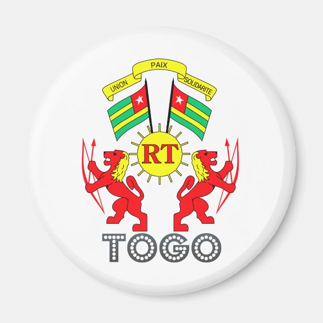 Íman Togo Casaco de Armas (Frente)