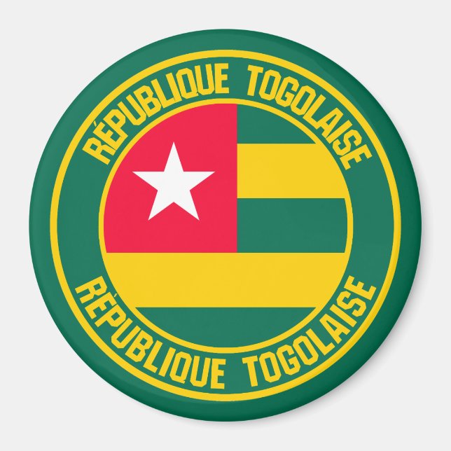 Íman Togo Round Emblem (Frente)