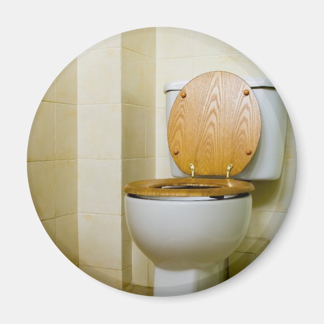 Íman Toilet bowin no banheiro do hotel (Frente)