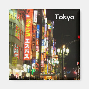 Íman Tokyo em a noite