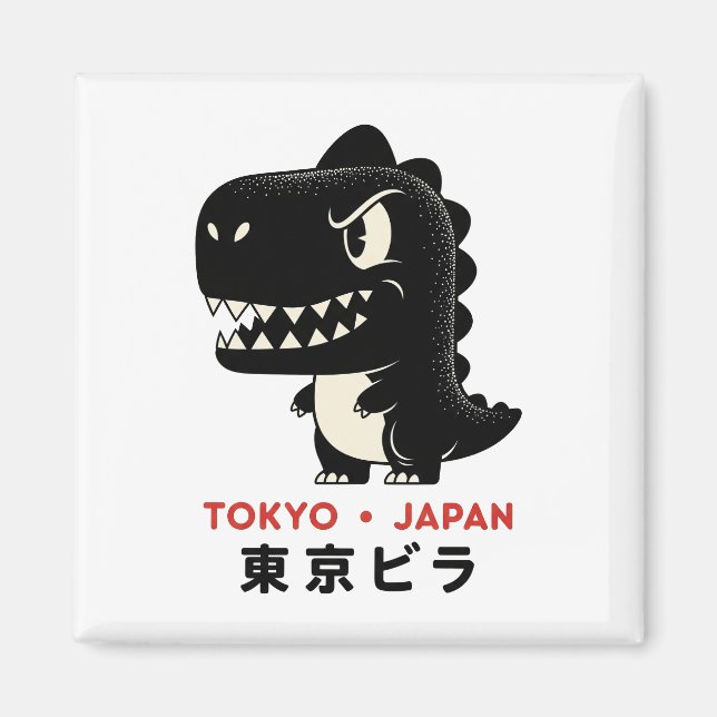ÍMAN TOKYO JAPAN GODZILLA MAGNET (Frente)