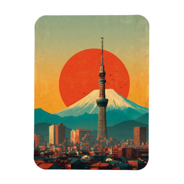 Íman Tokyo Japan vintage (Vertical)