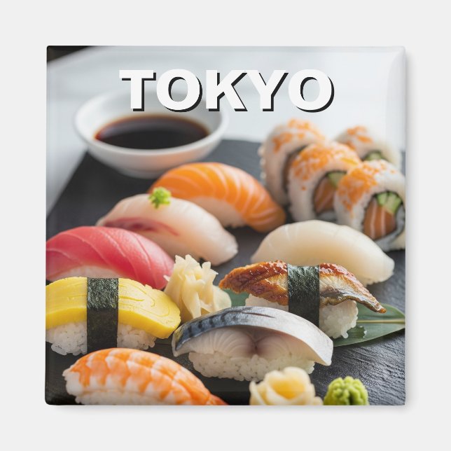 Íman Tokyo Sushi Japonês Cuisine (Frente)