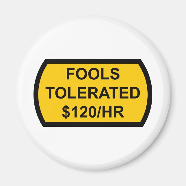 Íman Tolerados a US$ 120/hora (Frente)