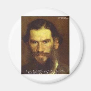 Íman Tolstoi "Mude a Si Mesmo" Presentes de Citações Sá