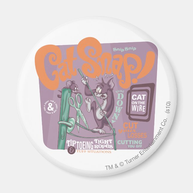 Íman Tom e Jerry Cat Snap (Frente)