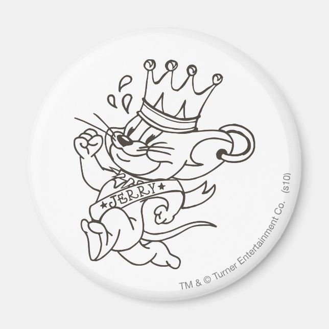 Íman Tom e Jerry King Jerry (Frente)