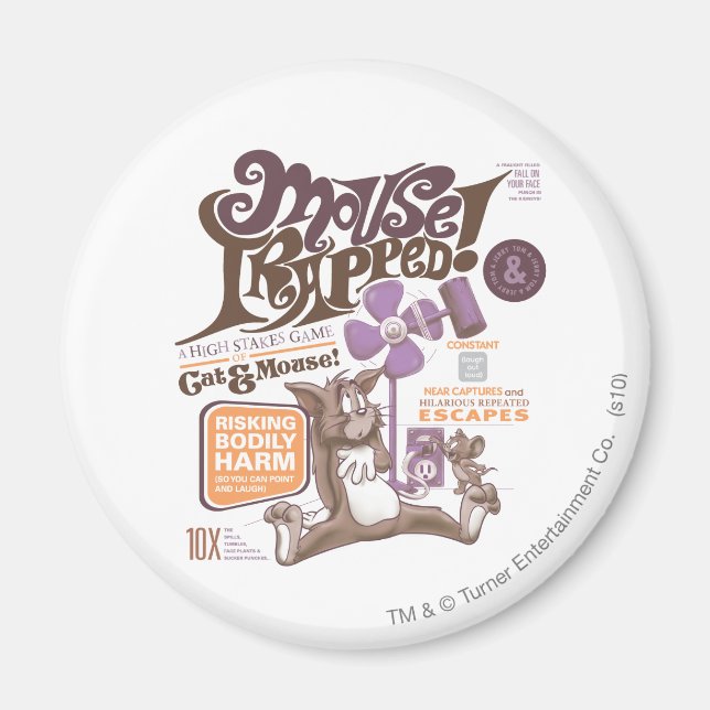 Íman Tom e Jerry Mouse Armados (Frente)