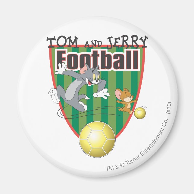 Íman Tom e Jerry Soccer (Futebol) 6 (Frente)