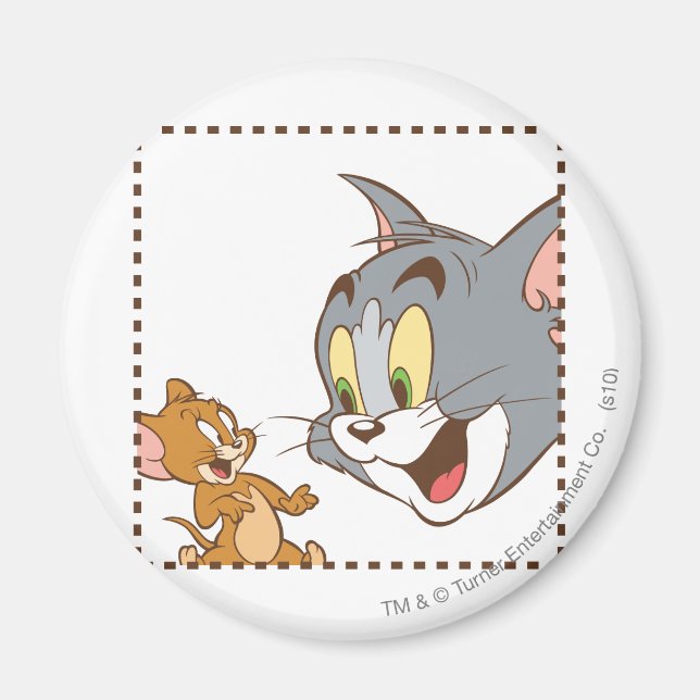 Íman Tom e Jerry Stamp (Frente)