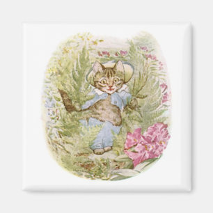 Íman Tom Kitten (Ilustração de Gato Gelado) Beatrix P