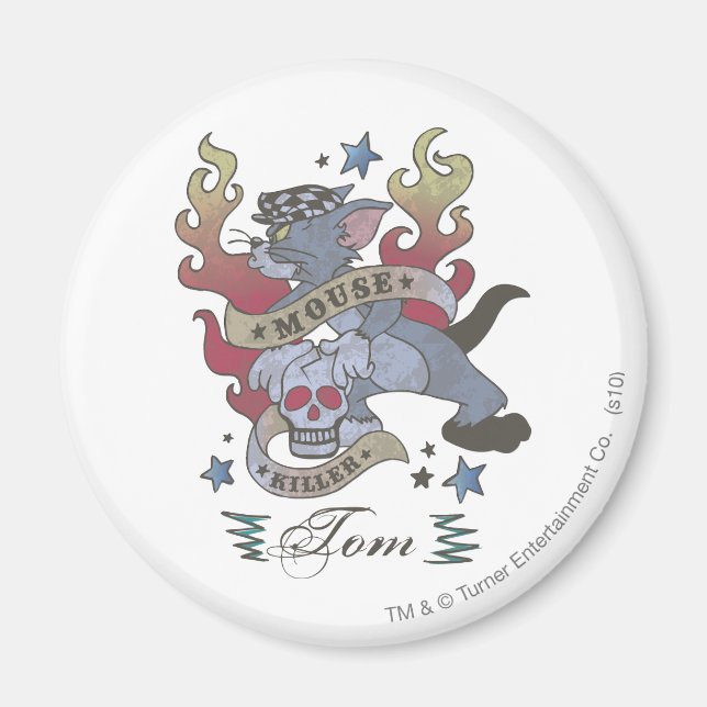 Íman Tom Mouse Killer Tatuagem 2 (Frente)