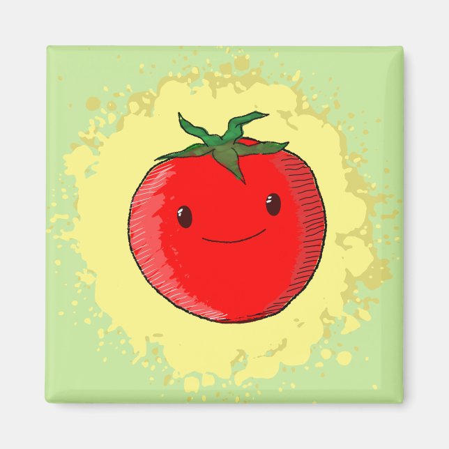 Íman Tomate de Cartoon (Frente)