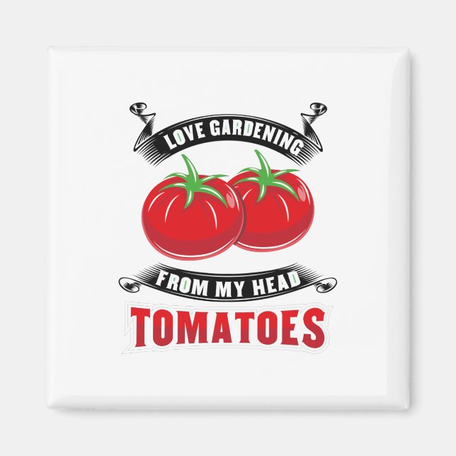 Íman Tomate de jardinagem Tomatohead (Frente)