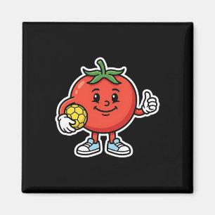Íman Tomate Engraçado Jogador de Futebol Personagem Esp