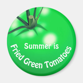 Íman Tomate verde frito tomate verão