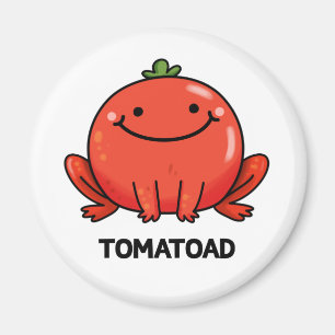 Íman Tomatoad Engraçado Tomate Toad Pun