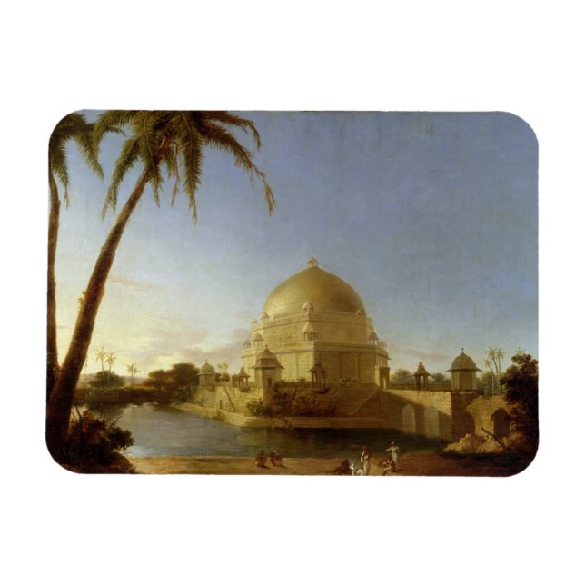 Íman Tomb de Sher Shah, Sasaram, Bihar, c.1790 (petróle (Horizontal)