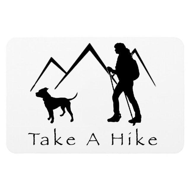 Íman Tome um Hike Magnet-Pitbull/Mountain (Horizontal)
