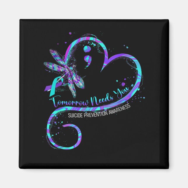 Íman Tomorrow Needs You Suicide Prevention Awareness Dr (Frente)