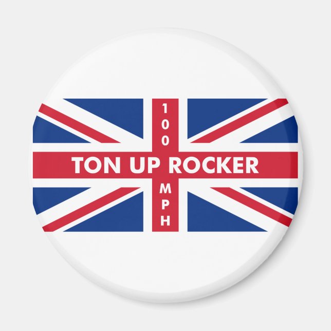 Íman Ton Up Rocker (Frente)