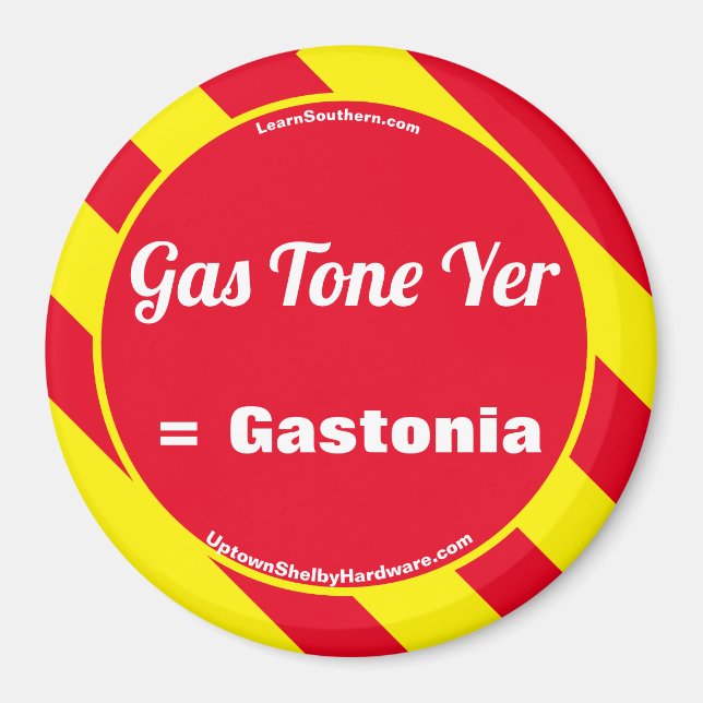 Íman Tonelada de Gás Yer = Magneta Gastonia (Frente)