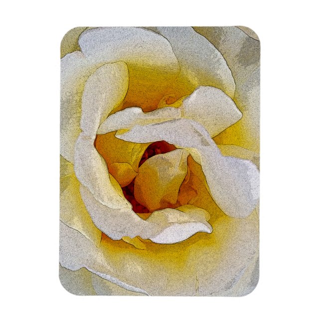 Íman tons de branco a amarelo (Vertical)