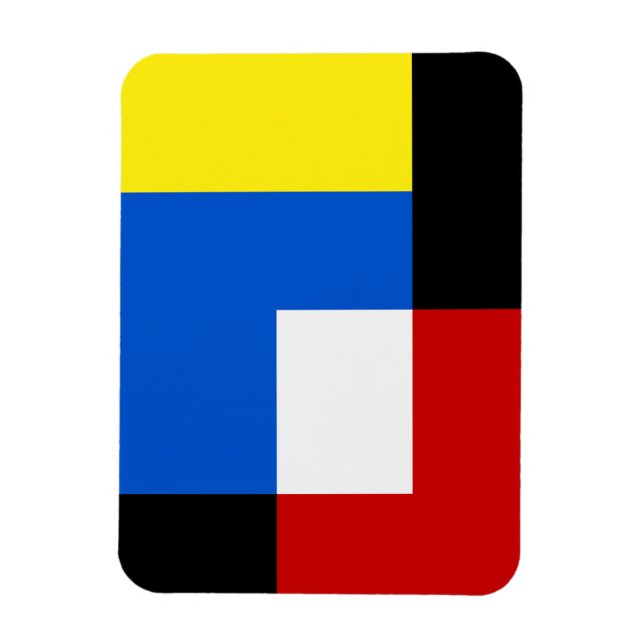 Íman Tons Retroativos Geométricos de Abstrato de Estilo (Vertical)