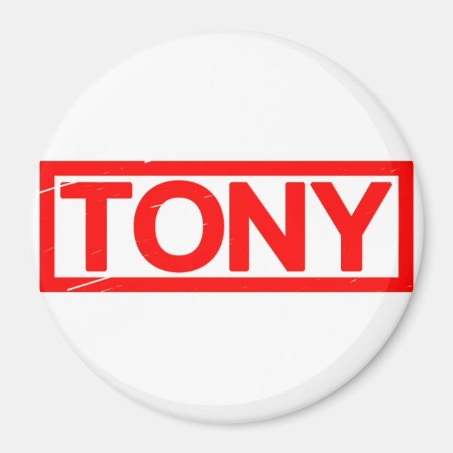Íman Tony Stamp (Frente)