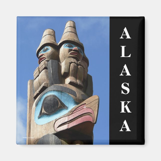 Íman Top of the World Alaska Magnet (Frente)