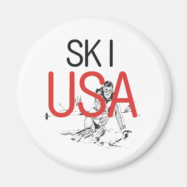 Íman TOP Ski USA (Frente)