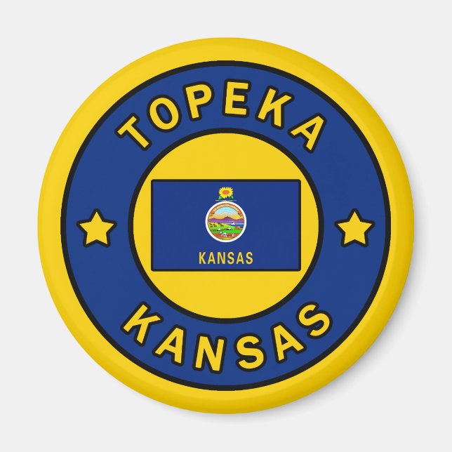 Íman Topeka Kansas (Frente)